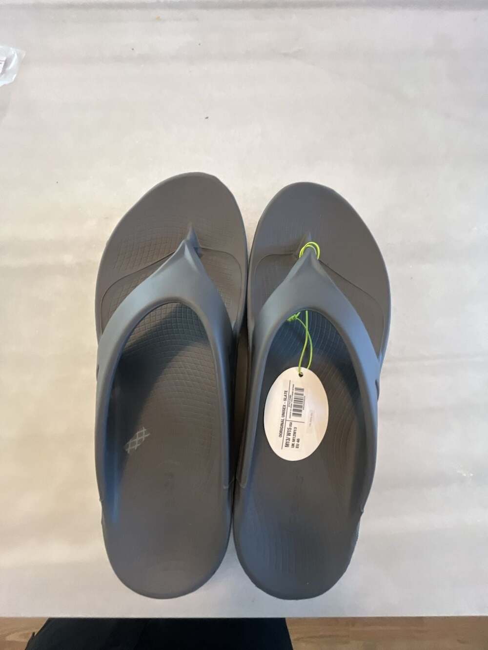 OOFOS OOoriginal Recovery Sandal Size M13/W15 Slate Gray